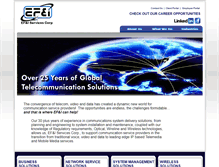 Tablet Screenshot of eficorp.com